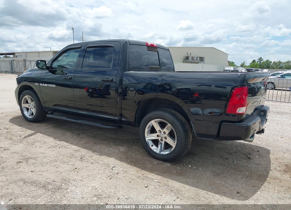 2012 RAM 1500 SPORT VIN: 1C6RD7MT1CS315639