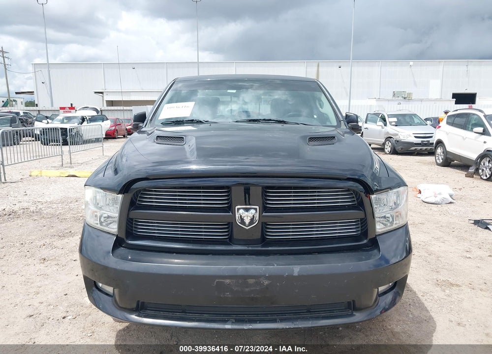 2012 RAM 1500 SPORT VIN: 1C6RD7MT1CS315639