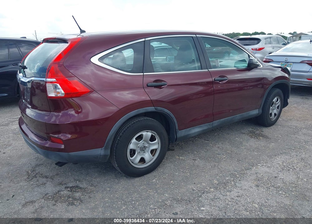 2015 HONDA CR-V LX VIN: 2HKRM3H39FH555150