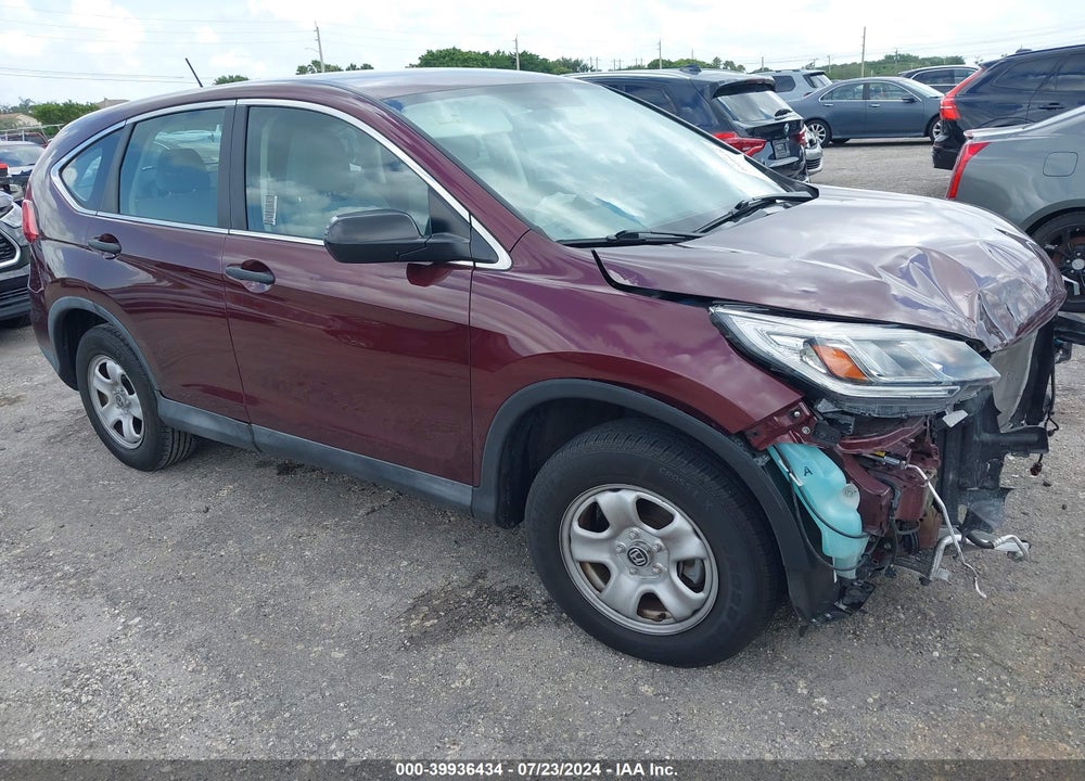 2015 HONDA CR-V LX VIN: 2HKRM3H39FH555150
