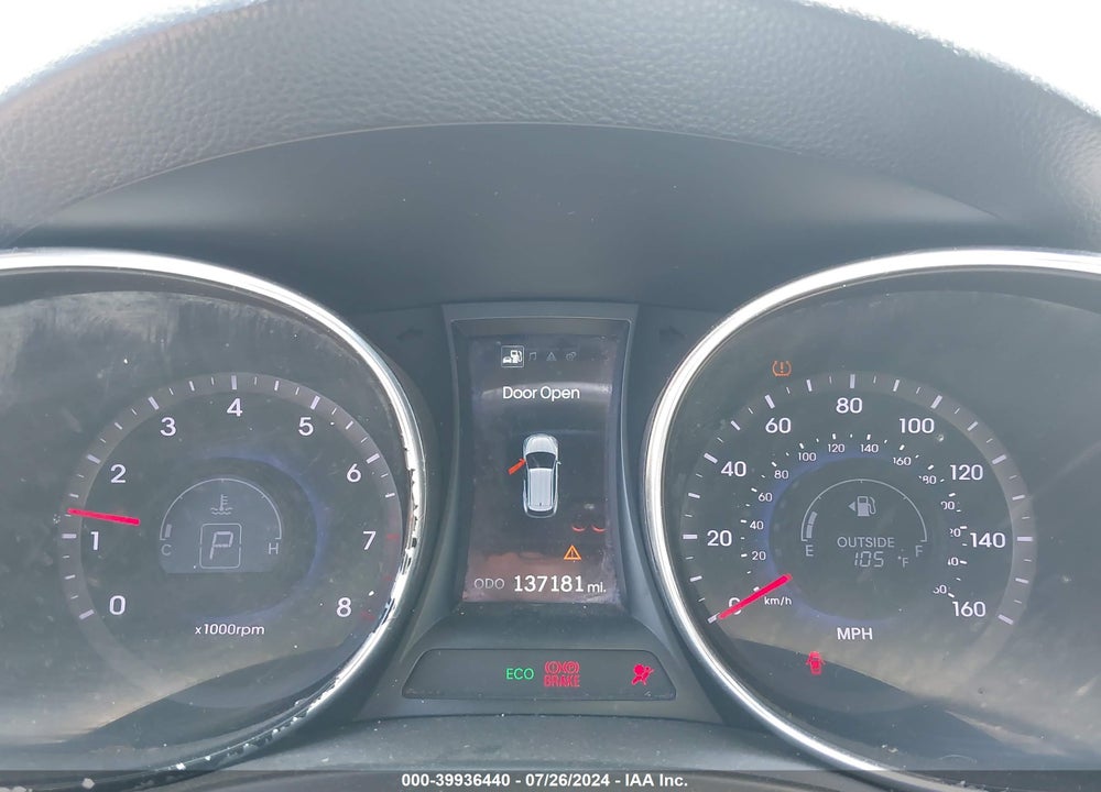 2014 HYUNDAI SANTA FE SPORT 2.0L TURBO VIN: 5XYZU3LA8EG164678