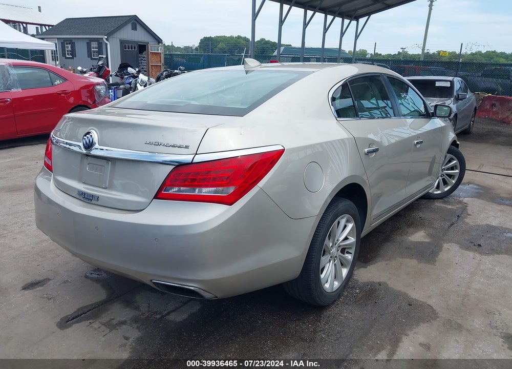 2016 BUICK LACROSSE LEATHER VIN: 1G4GB5G30GF185501
