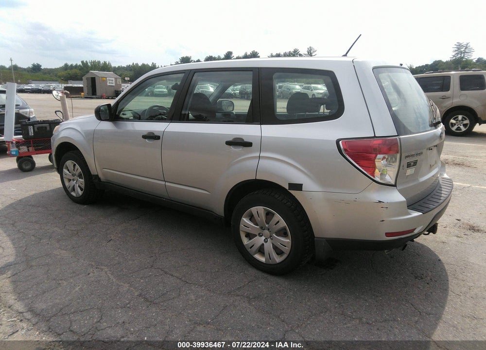 2009 SUBARU FORESTER 2.5X VIN: JF2SH616X9G701271