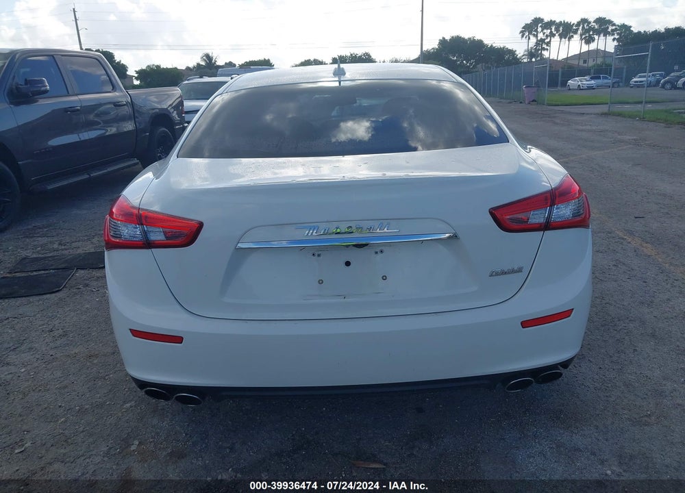 2014 MASERATI GHIBLI VIN: ZAM57XSA6E1103498