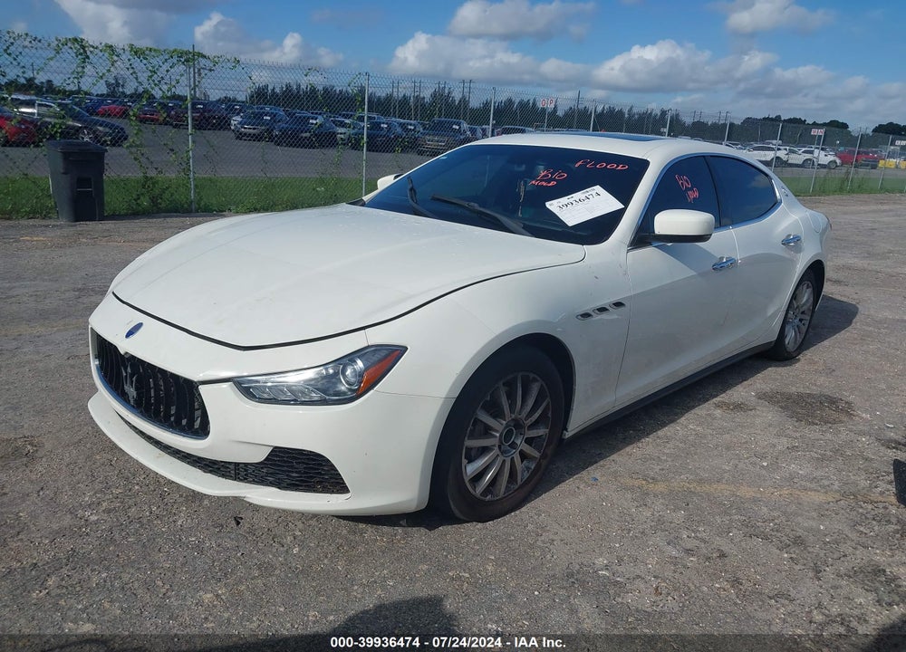 2014 MASERATI GHIBLI VIN: ZAM57XSA6E1103498