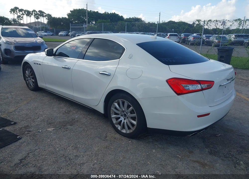 2014 MASERATI GHIBLI VIN: ZAM57XSA6E1103498