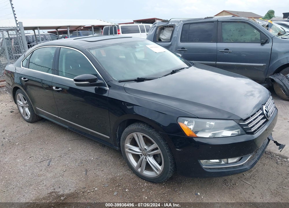 2013 VOLKSWAGEN PASSAT 2.0L TDI SE VIN: 1VWBN7A39DC051915