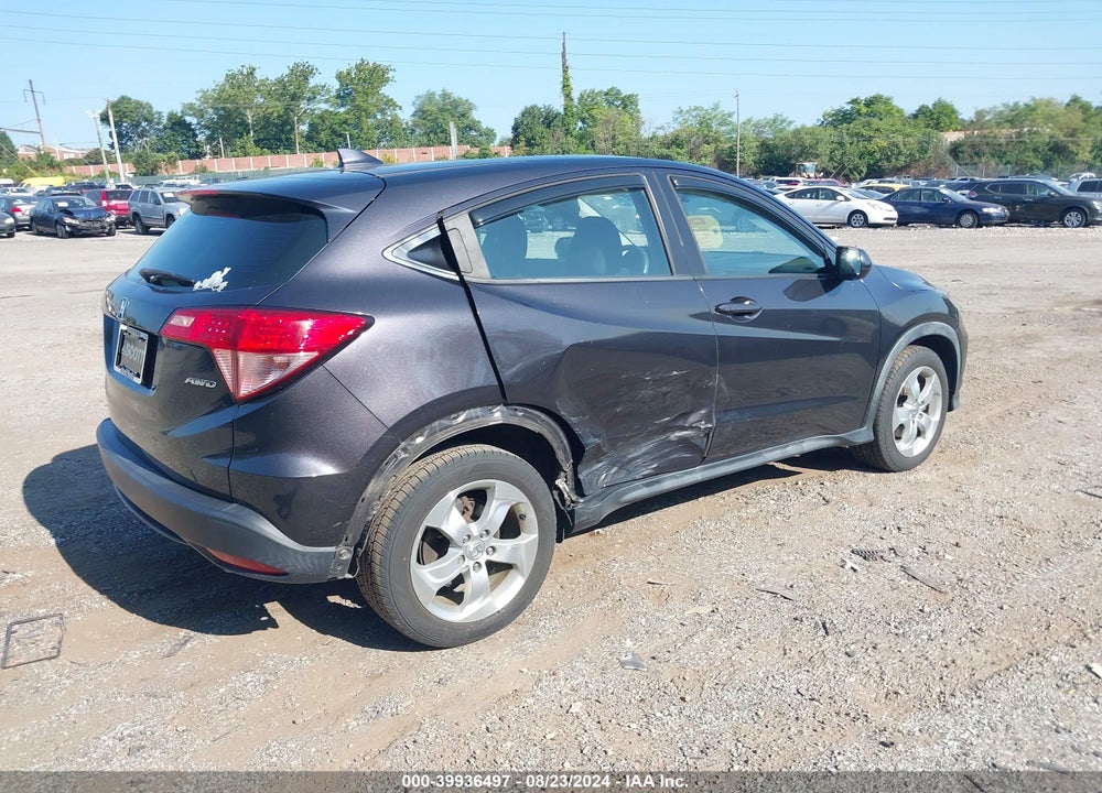 2016 HONDA HR-V LX VIN: 3CZRU6H32GM714985