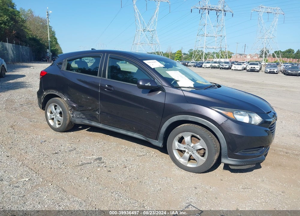 2016 HONDA HR-V LX VIN: 3CZRU6H32GM714985