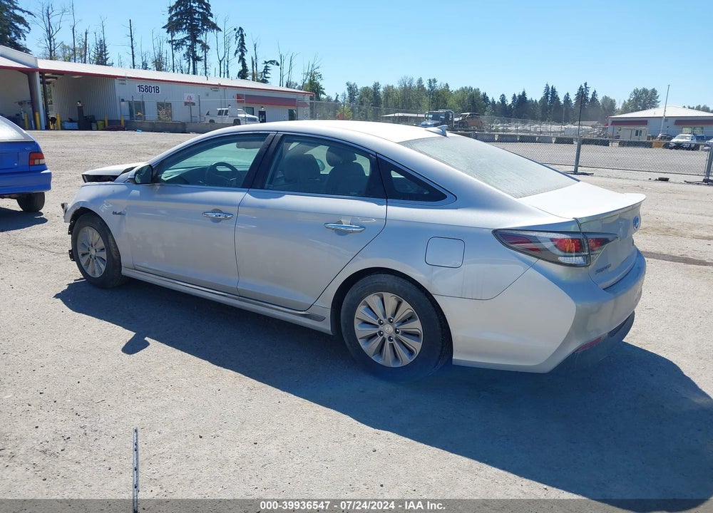 2016 HYUNDAI SONATA HYBRID SE VIN: KMHE24L19GA029539