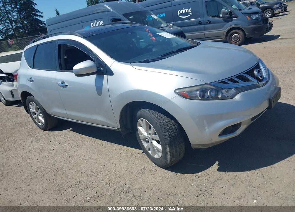 2011 NISSAN MURANO SL VIN: JN8AZ1MWXBW160440