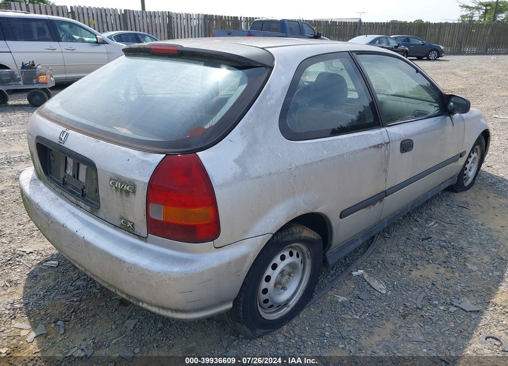 1998 HONDA CIVIC CX VIN: 2HGEJ6423WH104764