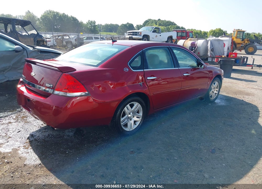 2007 CHEVROLET IMPALA LTZ VIN: 2G1WU58R379228324