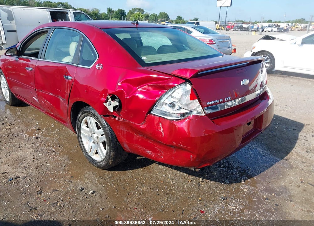 2007 CHEVROLET IMPALA LTZ VIN: 2G1WU58R379228324