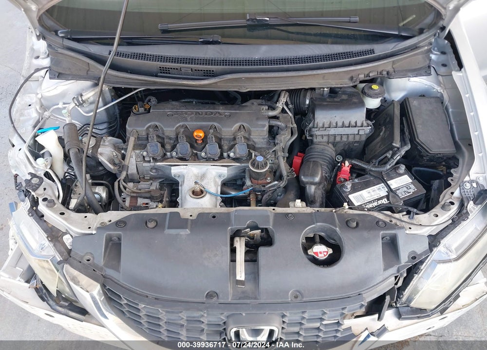 2013 HONDA CIVIC LX VIN: 19XFB2F54DE053350