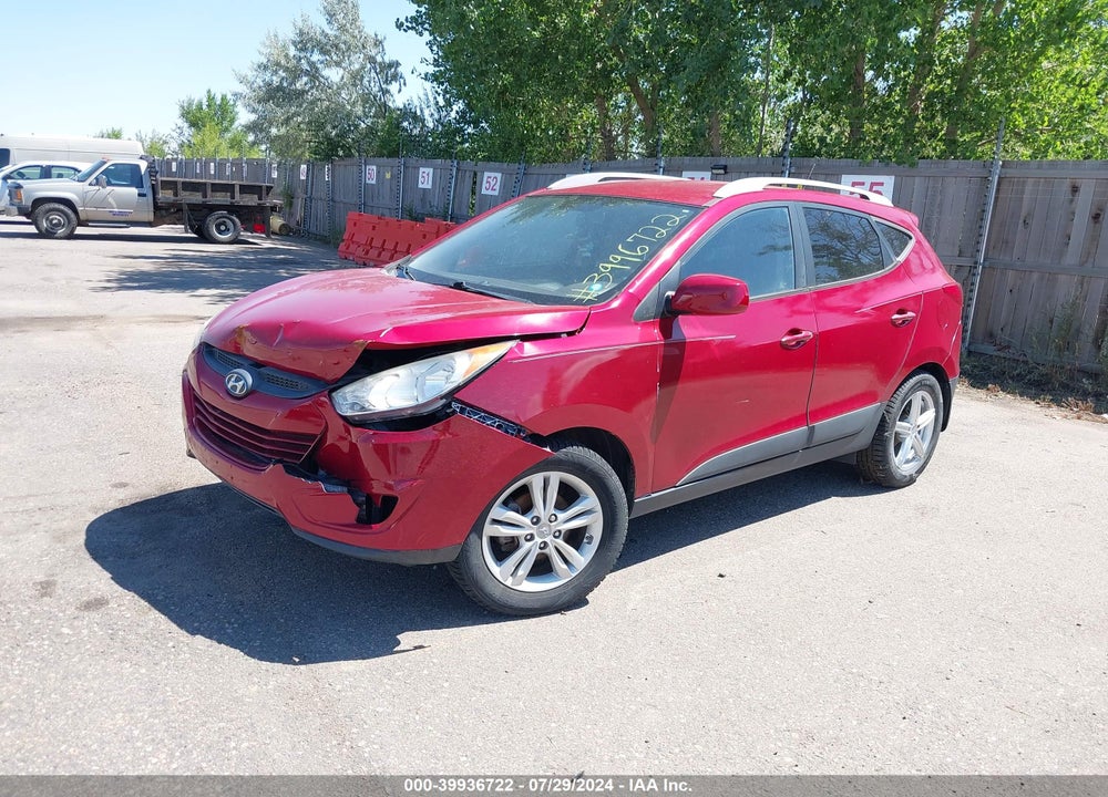 2010 HYUNDAI TUCSON GLS VIN: KM8JU3AC2AU085416