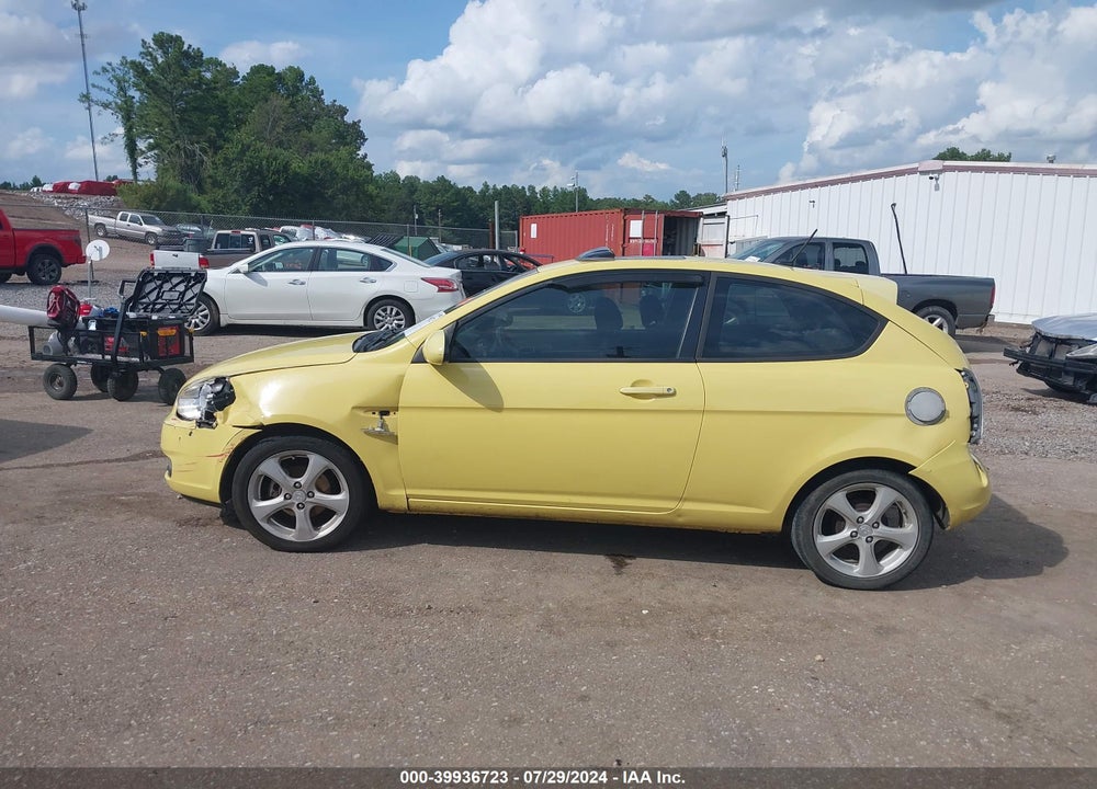 2008 HYUNDAI ACCENT SE VIN: KMHCN36C18U079518