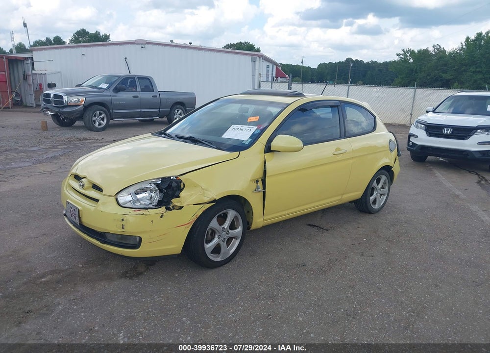 2008 HYUNDAI ACCENT SE VIN: KMHCN36C18U079518