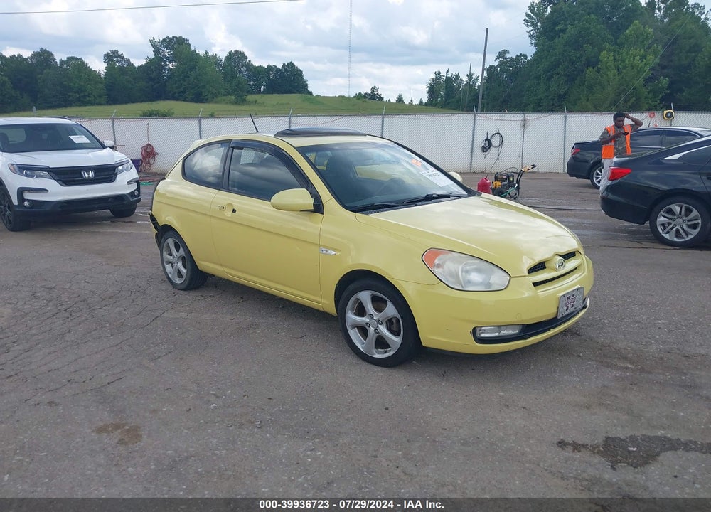 2008 HYUNDAI ACCENT SE VIN: KMHCN36C18U079518