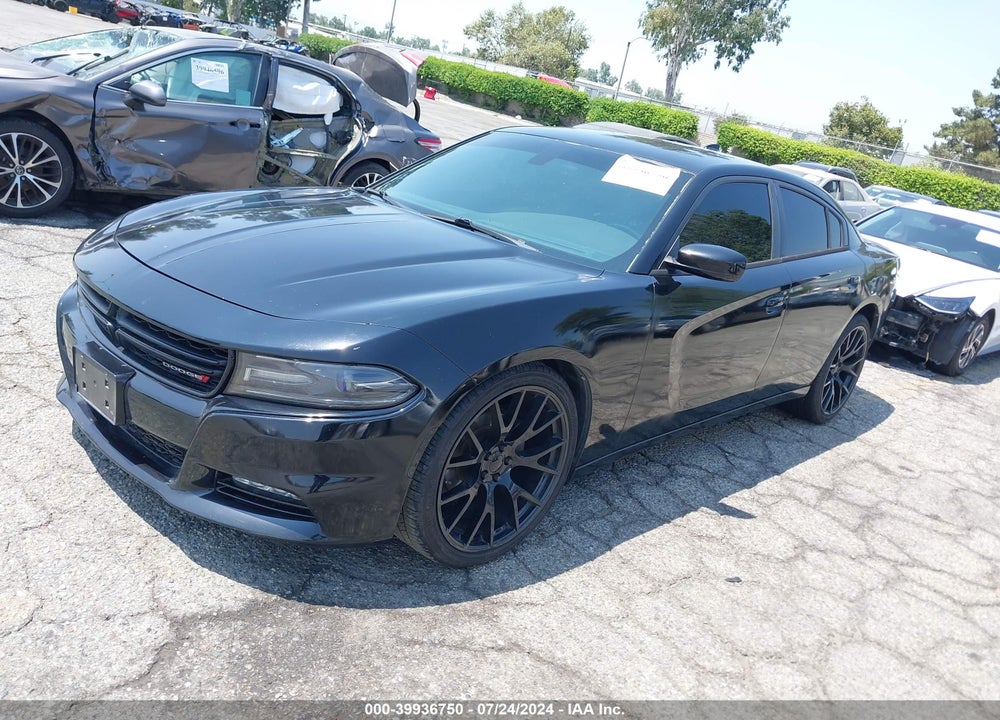 2016 DODGE CHARGER SXT VIN: 2C3CDXHGXGH235270