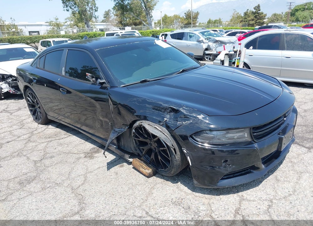 2016 DODGE CHARGER SXT VIN: 2C3CDXHGXGH235270