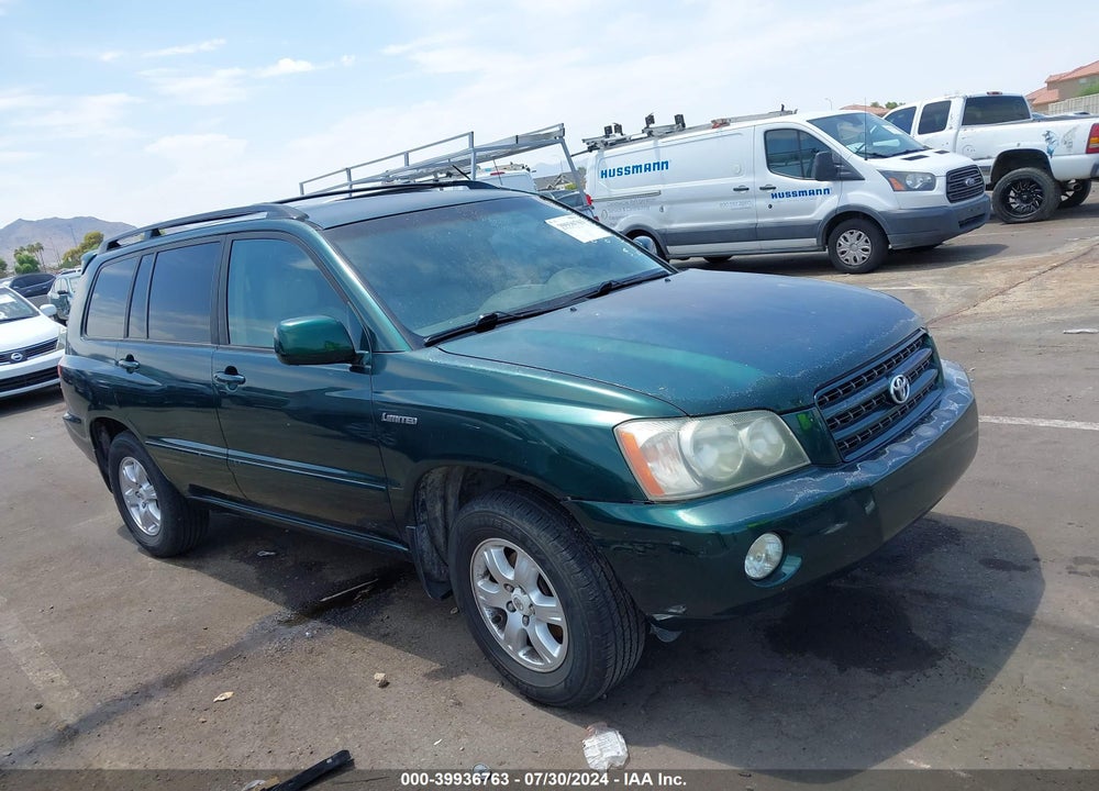 2002 TOYOTA HIGHLANDER LIMITED V6 VIN: JTEGF21A320051376