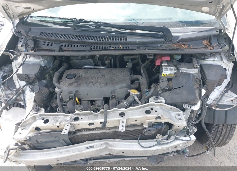 2014 TOYOTA YARIS L (TMC/CBU PLANT) VIN: JTDKTUD31ED596795