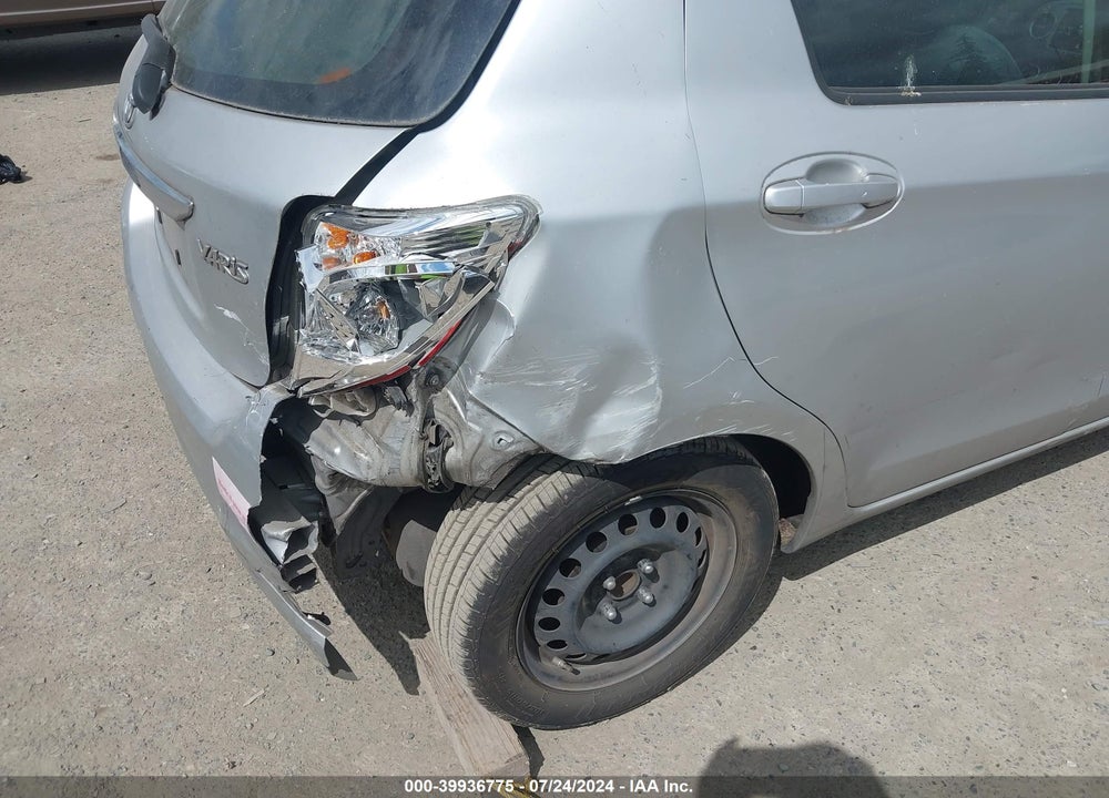 2014 TOYOTA YARIS L (TMC/CBU PLANT) VIN: JTDKTUD31ED596795