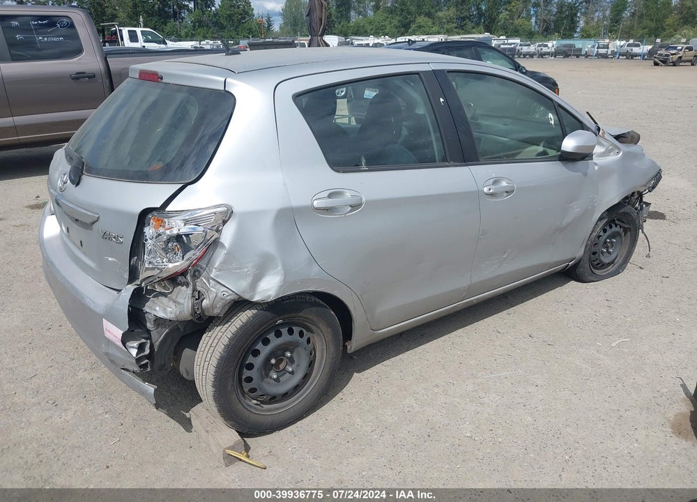 2014 TOYOTA YARIS L (TMC/CBU PLANT) VIN: JTDKTUD31ED596795