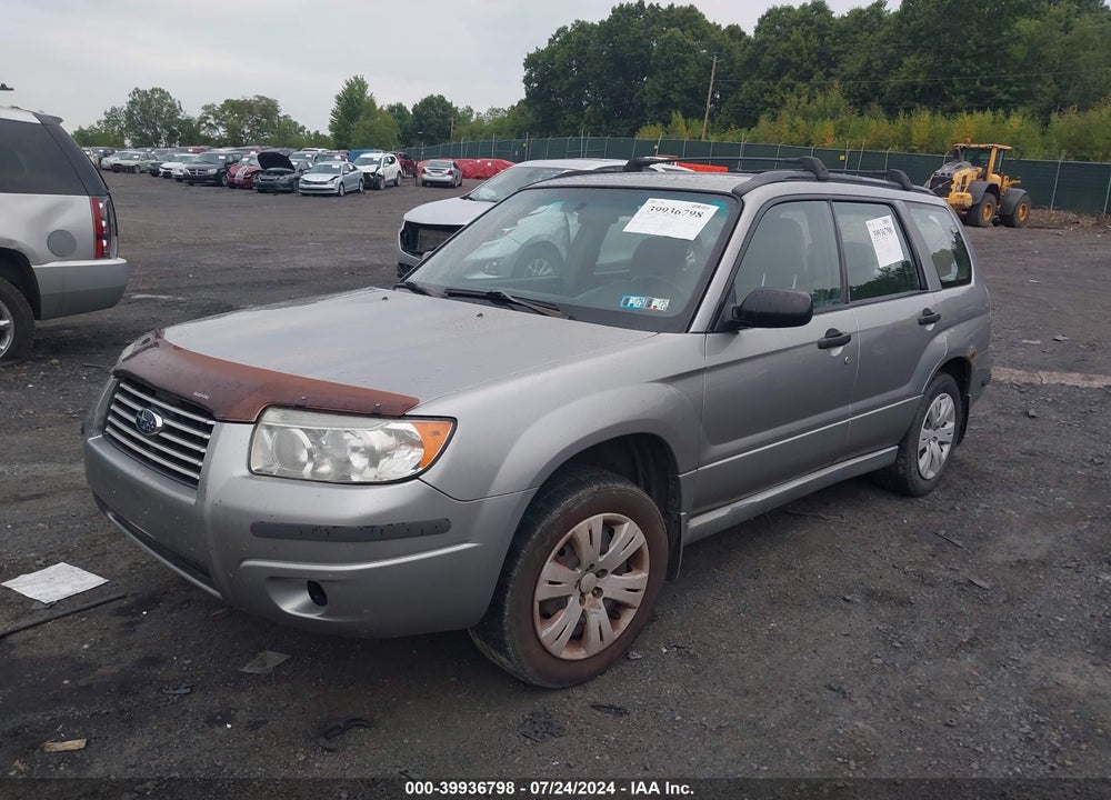 2008 SUBARU FORESTER VIN: JF1SG63628H702153