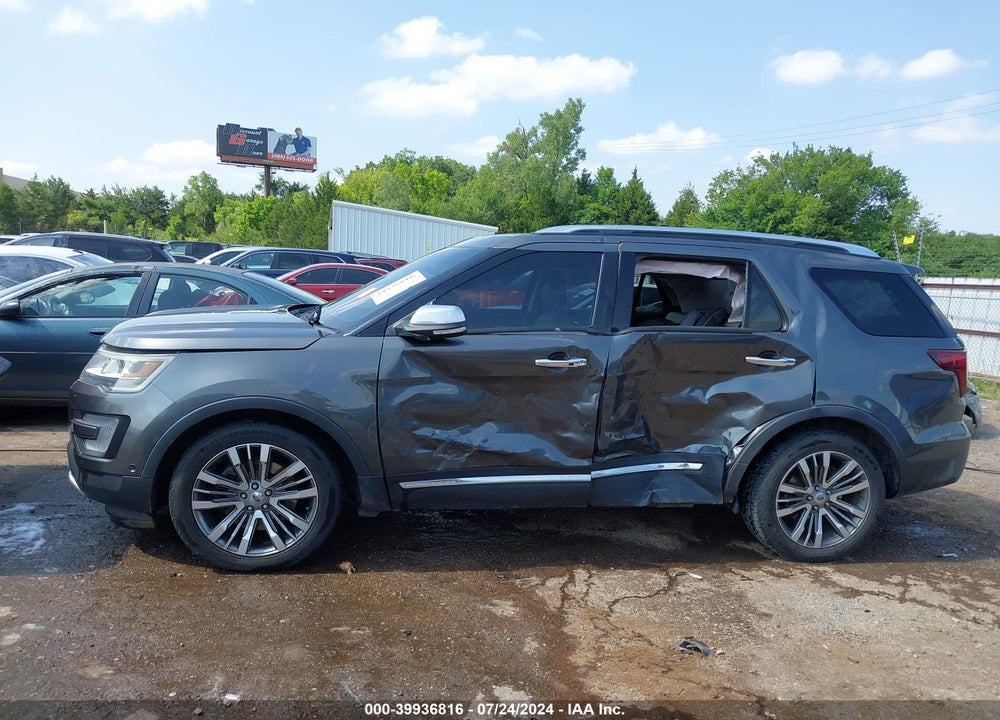 2016 FORD EXPLORER PLATINUM VIN: 1FM5K8HT7GGB33753