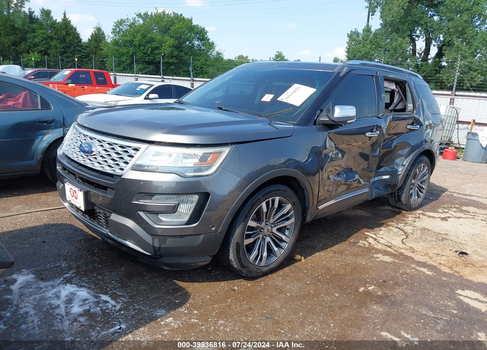 2016 FORD EXPLORER PLATINUM VIN: 1FM5K8HT7GGB33753