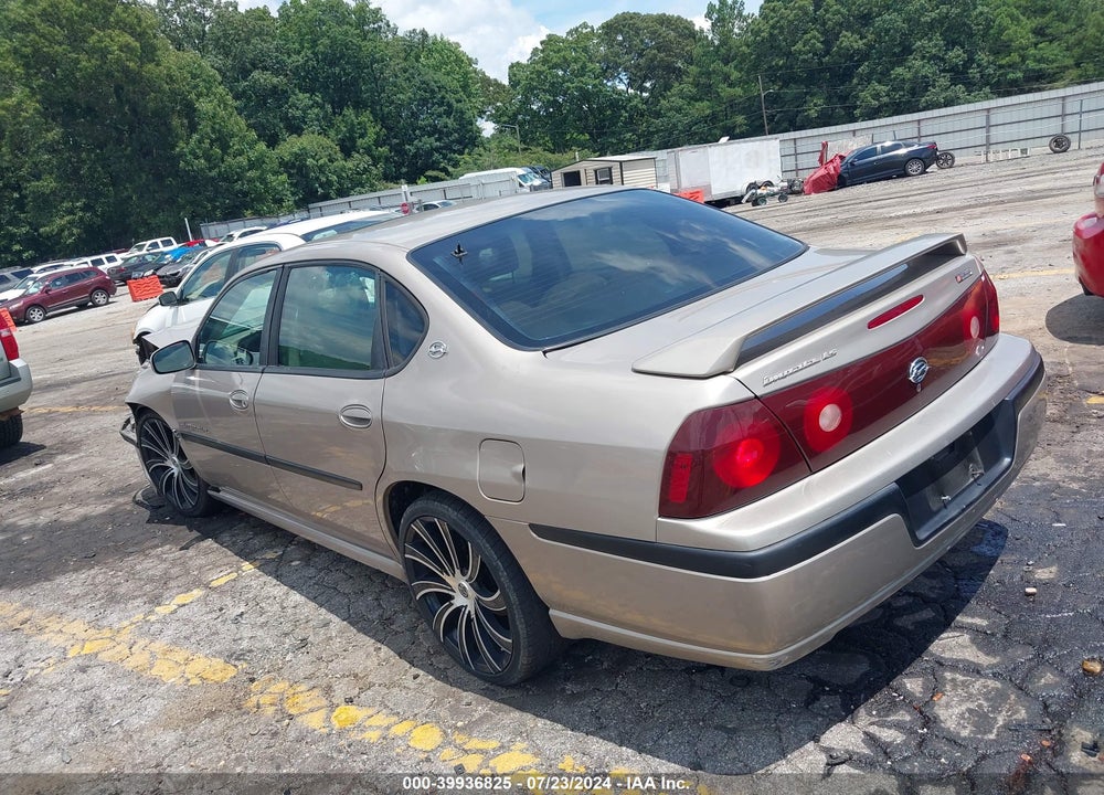 2003 CHEVROLET IMPALA LS VIN: 2G1WH52K239255363