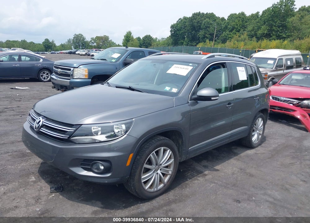 2015 VOLKSWAGEN TIGUAN SEL VIN: WVGBV7AX7FW501497
