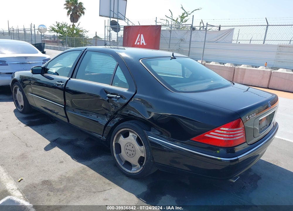 2000 MERCEDES-BENZ S 430 VIN: WDBNG70J4YA041223