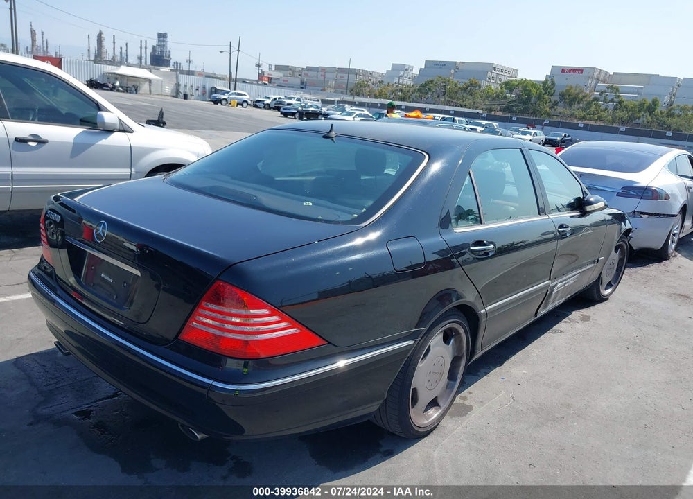 2000 MERCEDES-BENZ S 430 VIN: WDBNG70J4YA041223