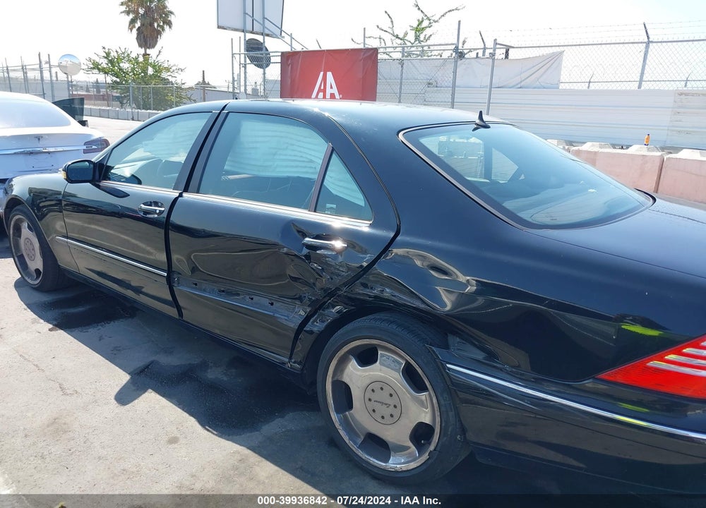 2000 MERCEDES-BENZ S 430 VIN: WDBNG70J4YA041223
