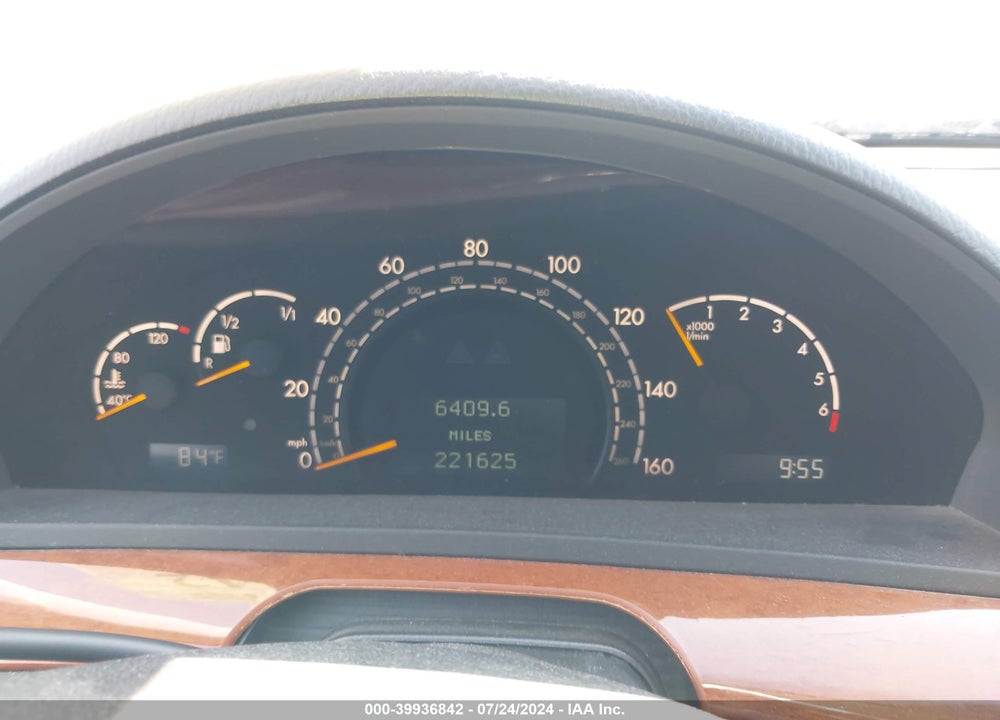 2000 MERCEDES-BENZ S 430 VIN: WDBNG70J4YA041223