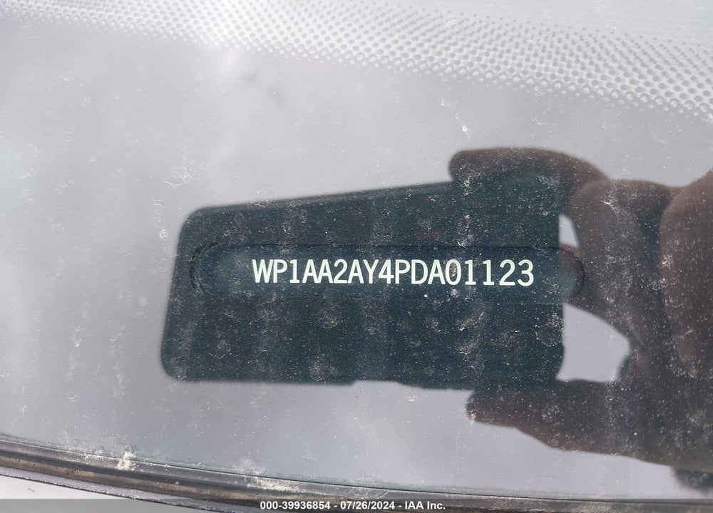 2023 PORSCHE CAYENNE PLATINUM EDITION VIN: WP1AA2AY4PDA01123