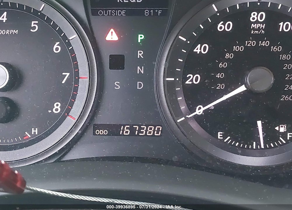 2007 LEXUS ES 350 VIN: JTHBJ46G672079978