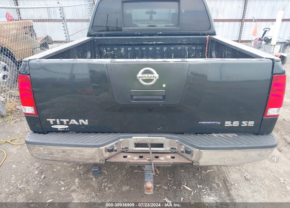 2008 NISSAN TITAN SE VIN: 1N6BA07D38N329396