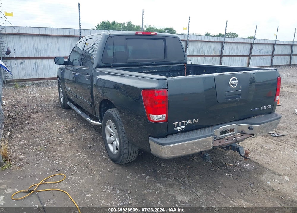 2008 NISSAN TITAN SE VIN: 1N6BA07D38N329396