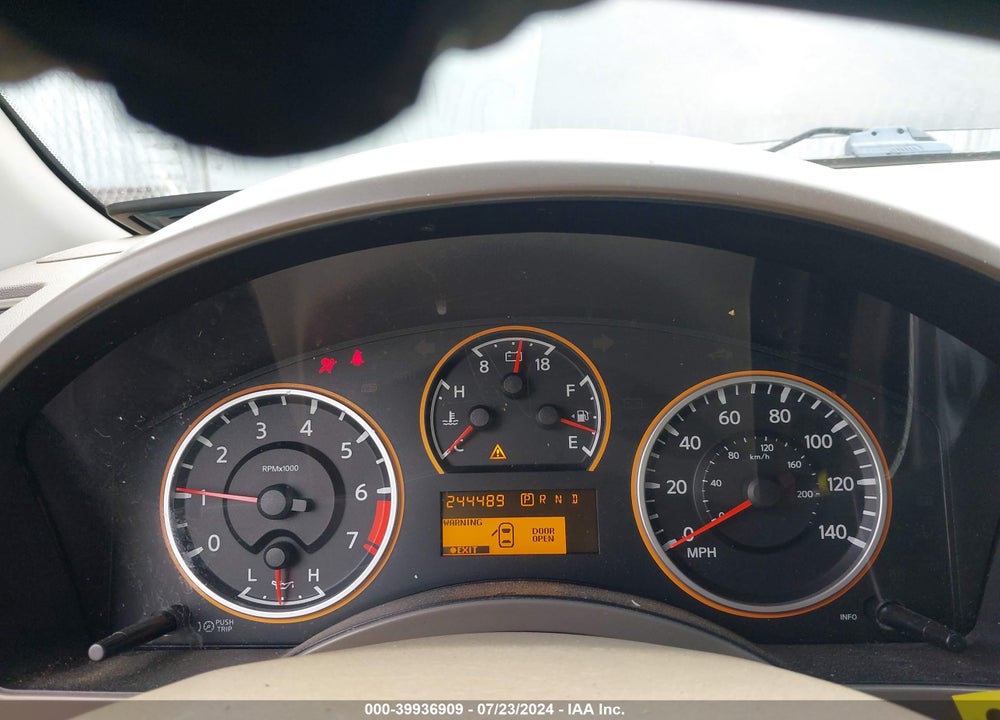 2008 NISSAN TITAN SE VIN: 1N6BA07D38N329396