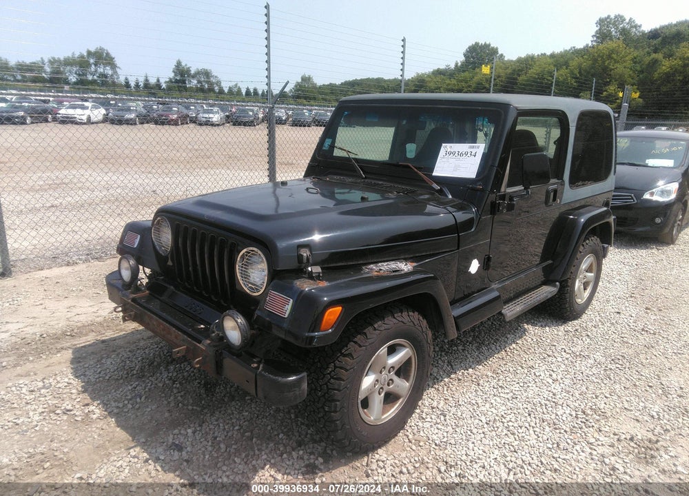 1997 JEEP WRANGLER SAHARA VIN: 1J4FY49S7VP498866