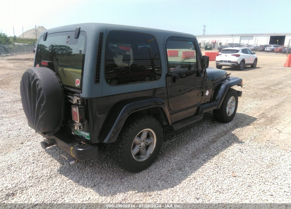 1997 JEEP WRANGLER SAHARA VIN: 1J4FY49S7VP498866