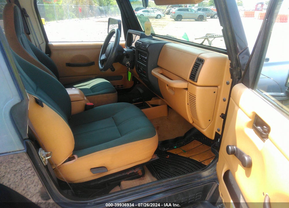 1997 JEEP WRANGLER SAHARA VIN: 1J4FY49S7VP498866