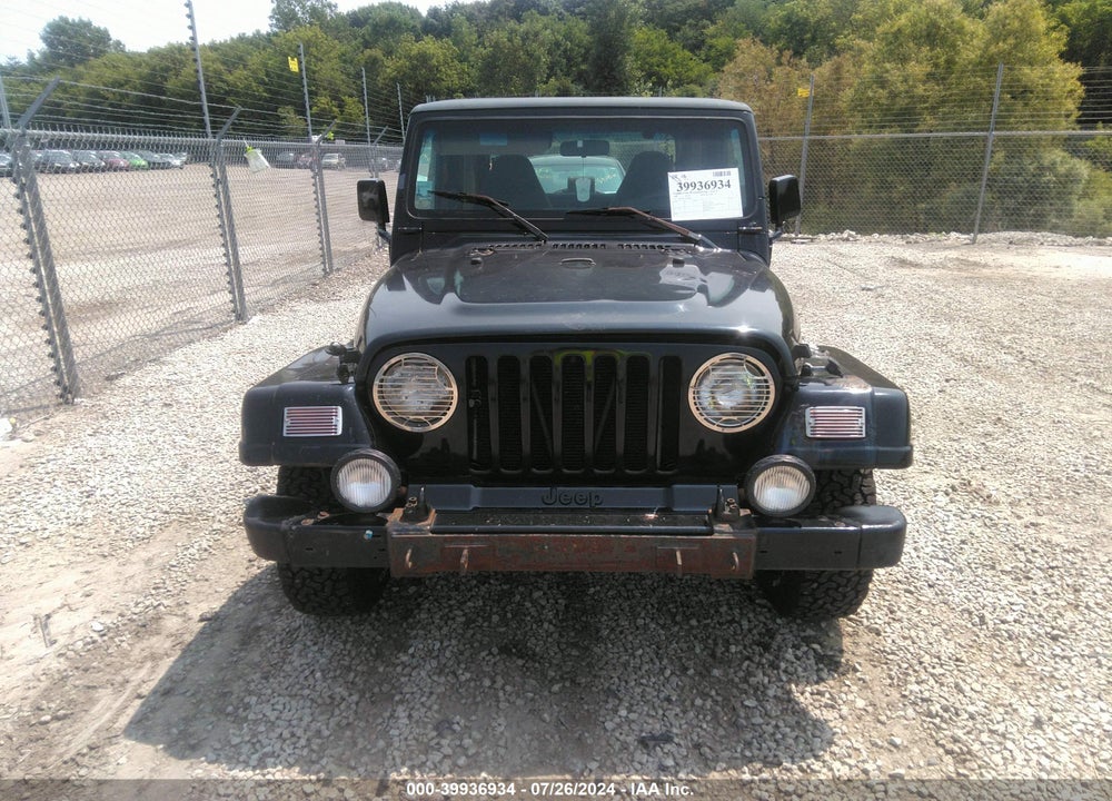 1997 JEEP WRANGLER SAHARA VIN: 1J4FY49S7VP498866