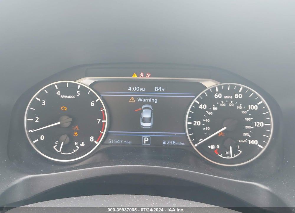 2022 NISSAN ALTIMA SV INTELLIGENT AWD VIN: 1N4BL4DW4NN407051