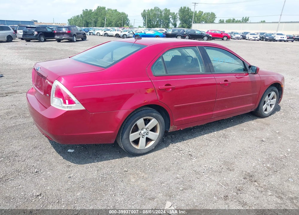 2009 FORD FUSION SE VIN: 3FAHP07Z99R182254