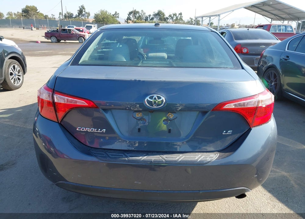 2017 TOYOTA COROLLA LE VIN: 2T1BURHE5HC797817